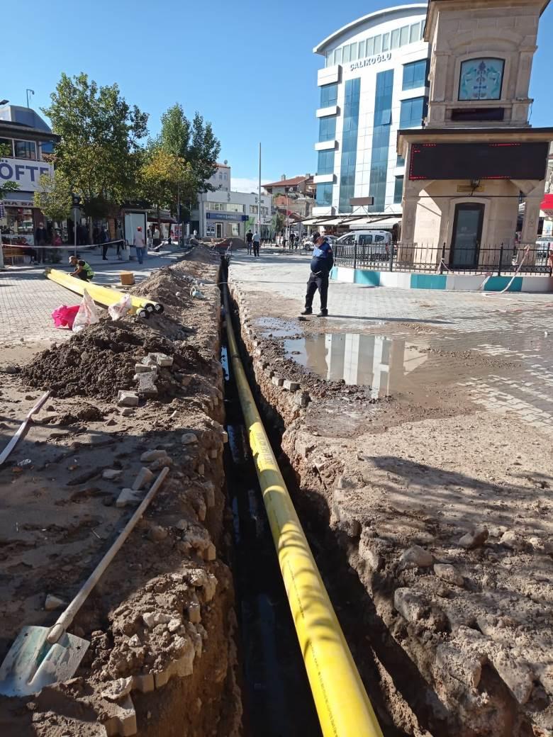 Başkan Koyuncu; doğalgaz çalışmaları başladı