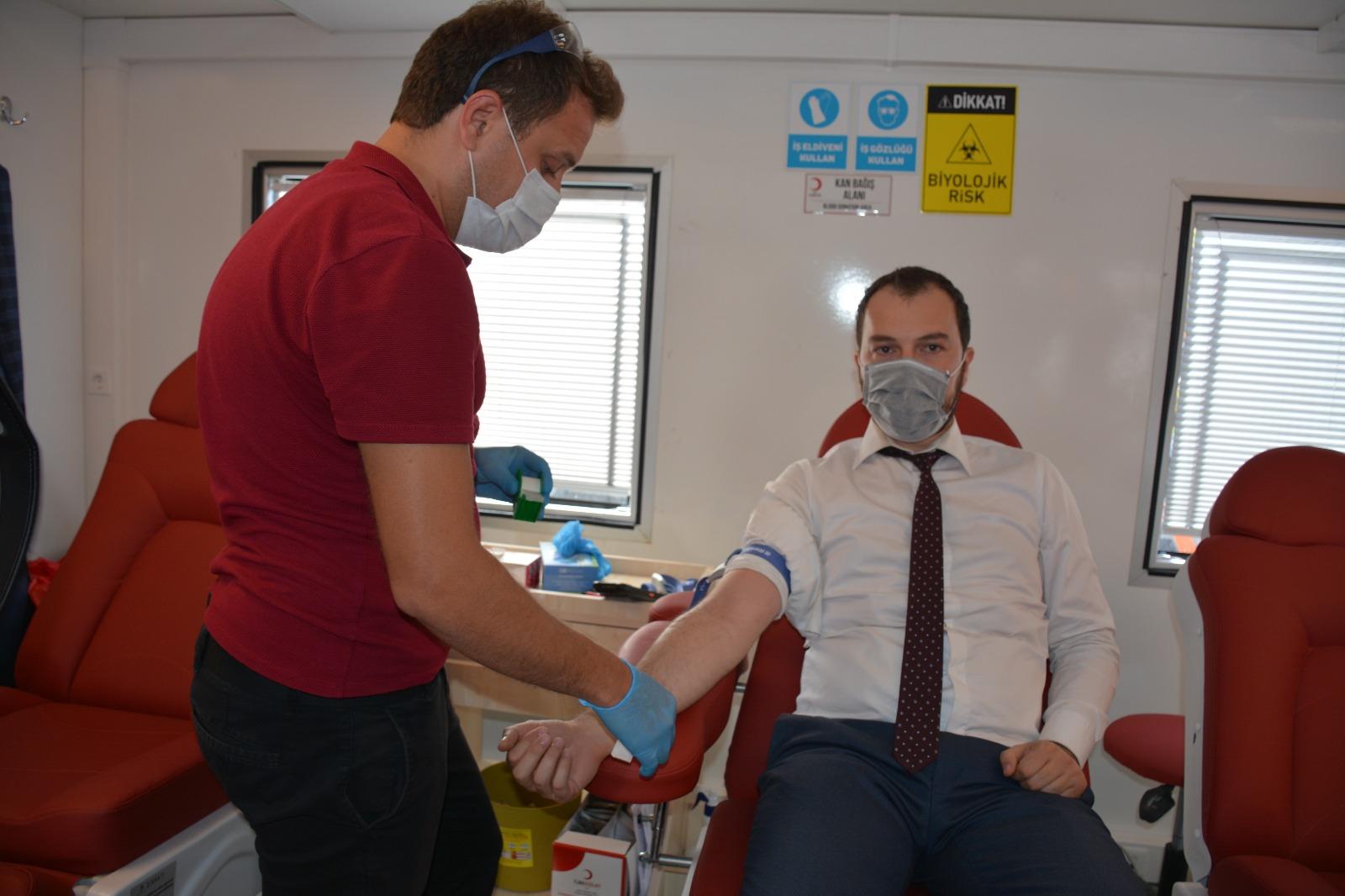 MHP Merkez İlçe’den  “Kan Ver Afyon” kampanyasına destek