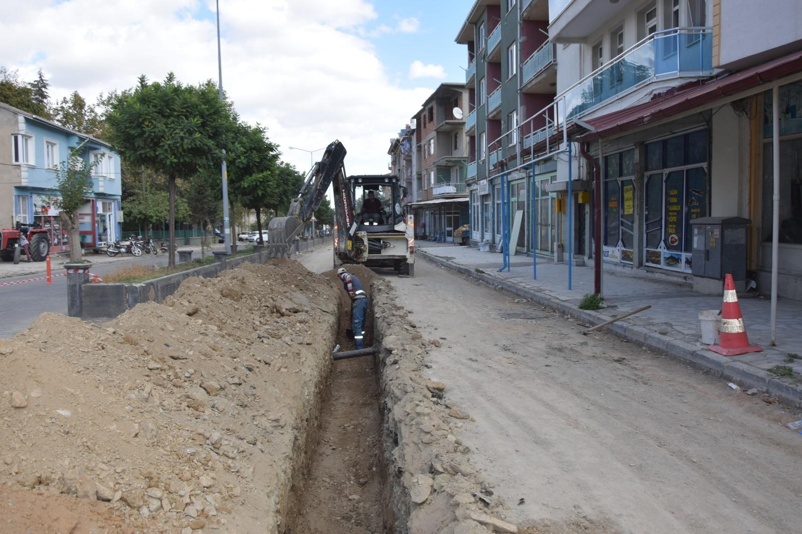 Turgut Özal Bulvarında Alt Yapı Çalışmaları Başladı