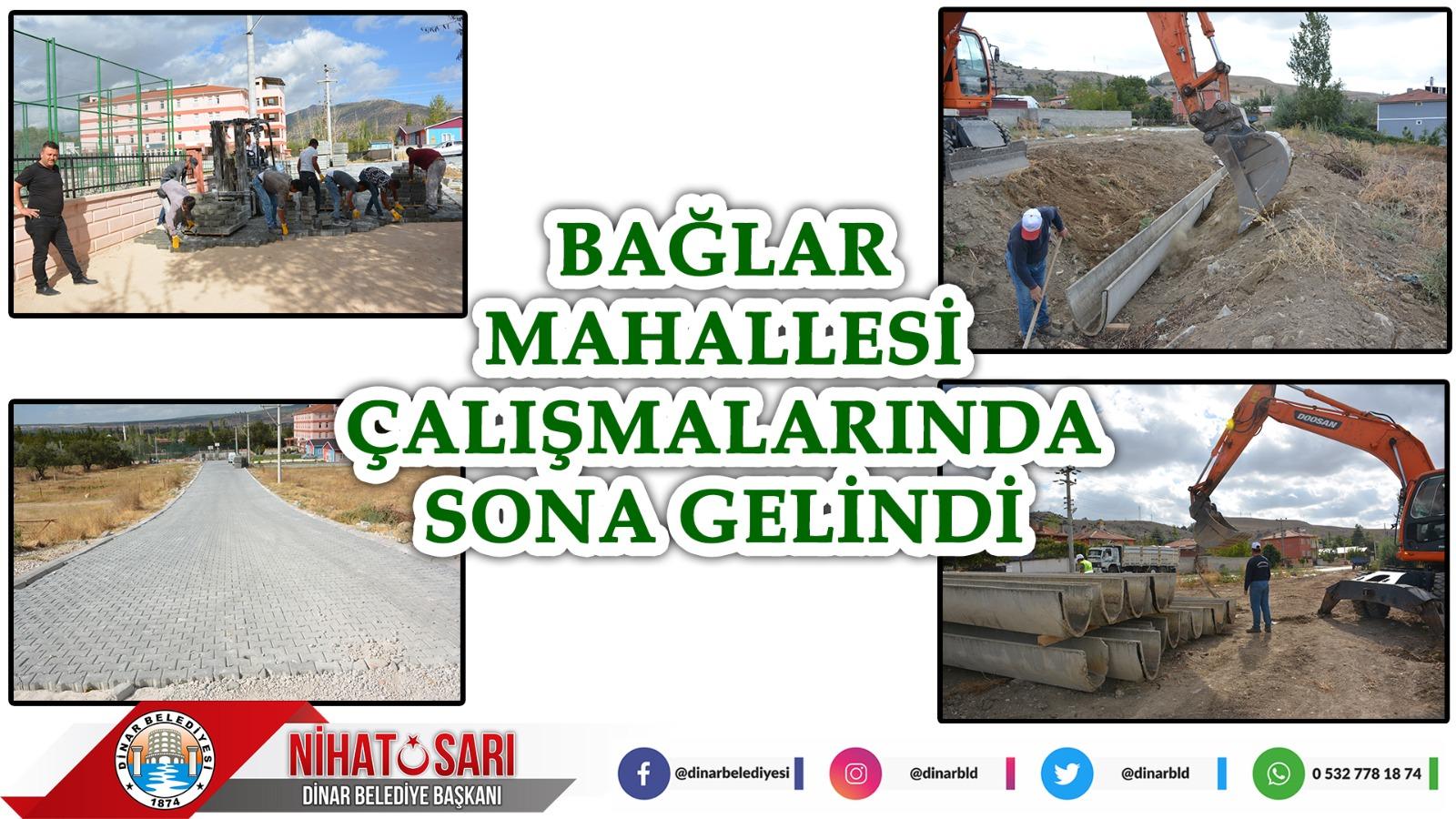 Bağlar Mahallesinde çalışmalarda sona gelindi