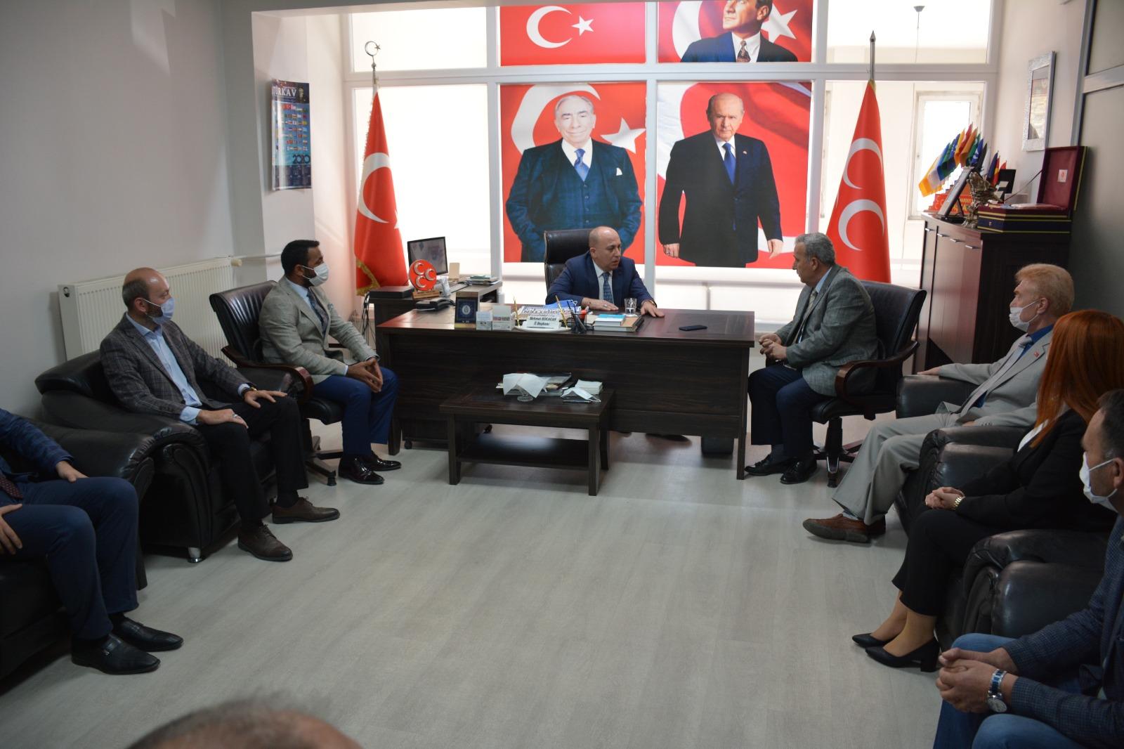 MHP Genel Başkan Yardımcısı Yönter MHP İl Başkanlığını ziyaret etti