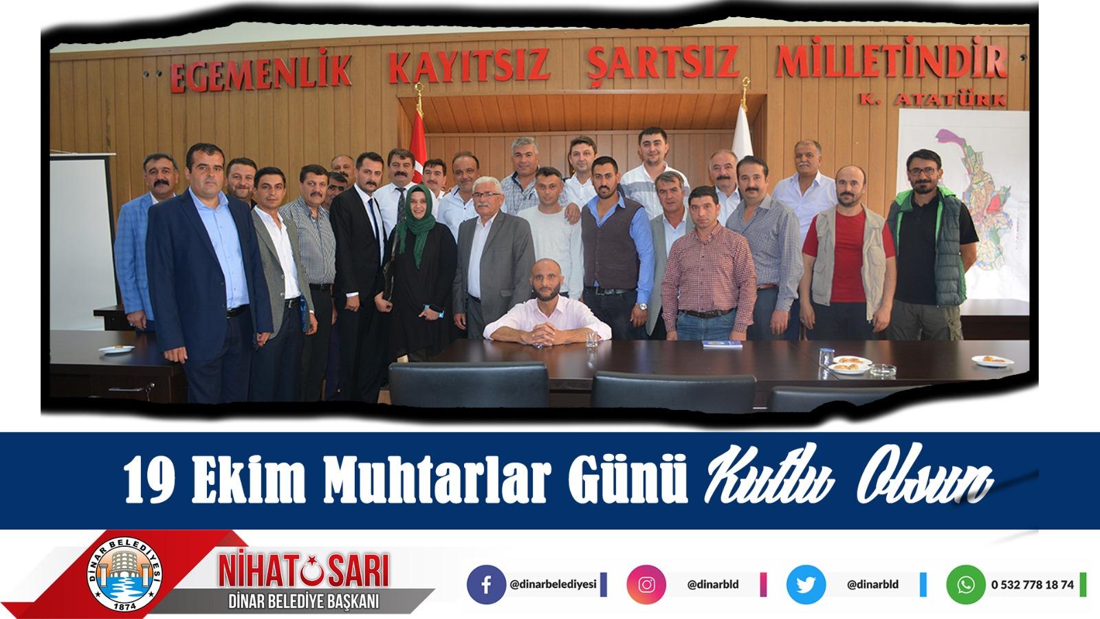 Başkan Sarı dan 19 Ekim Muhtarlar Günü Mesajı