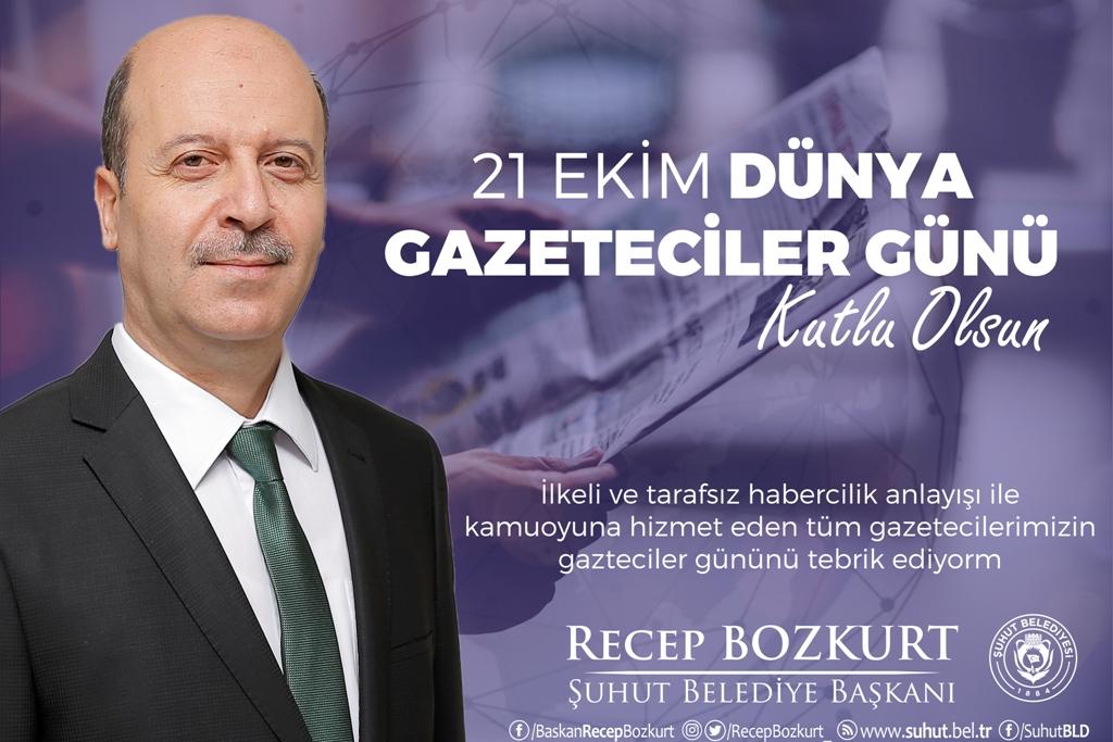 Başkan Bozkurt’tan Gazeteciler Günü Mesajı