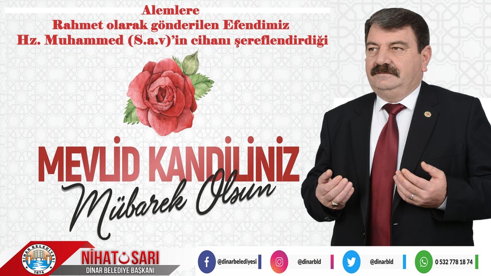 Başkan Sarı’dan Mevlid Kandili Mesajı