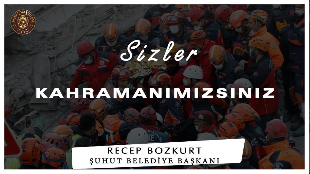 Sizler Kahramanımızsınız