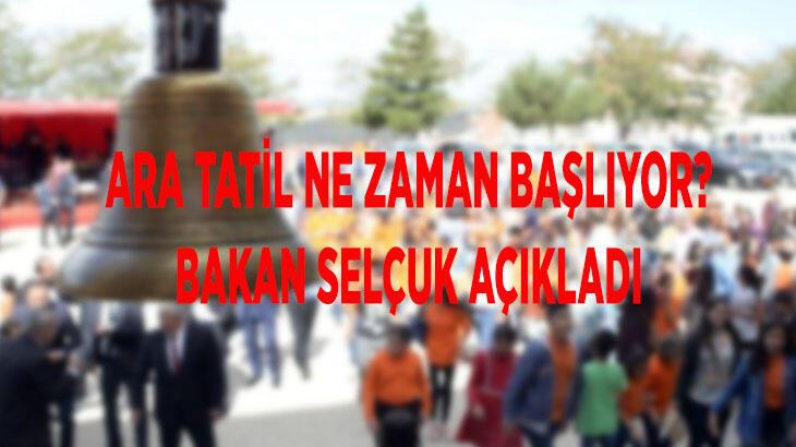 Ziya Selçuk: 16 Kasım'da ara tatil başlıyor