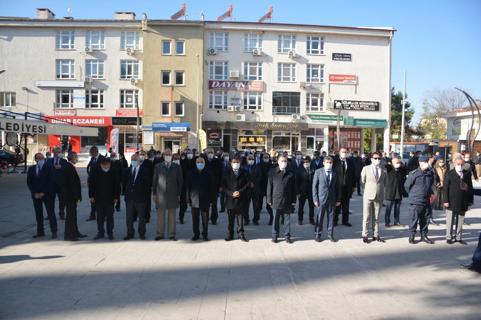 Dinar’da 24 Kasım Öğretmenler Günü Kutlandı