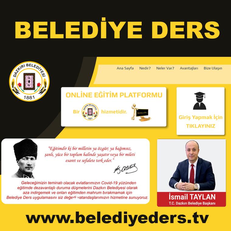 Dazkırı Belediyesi'nden öğrencilere destek 