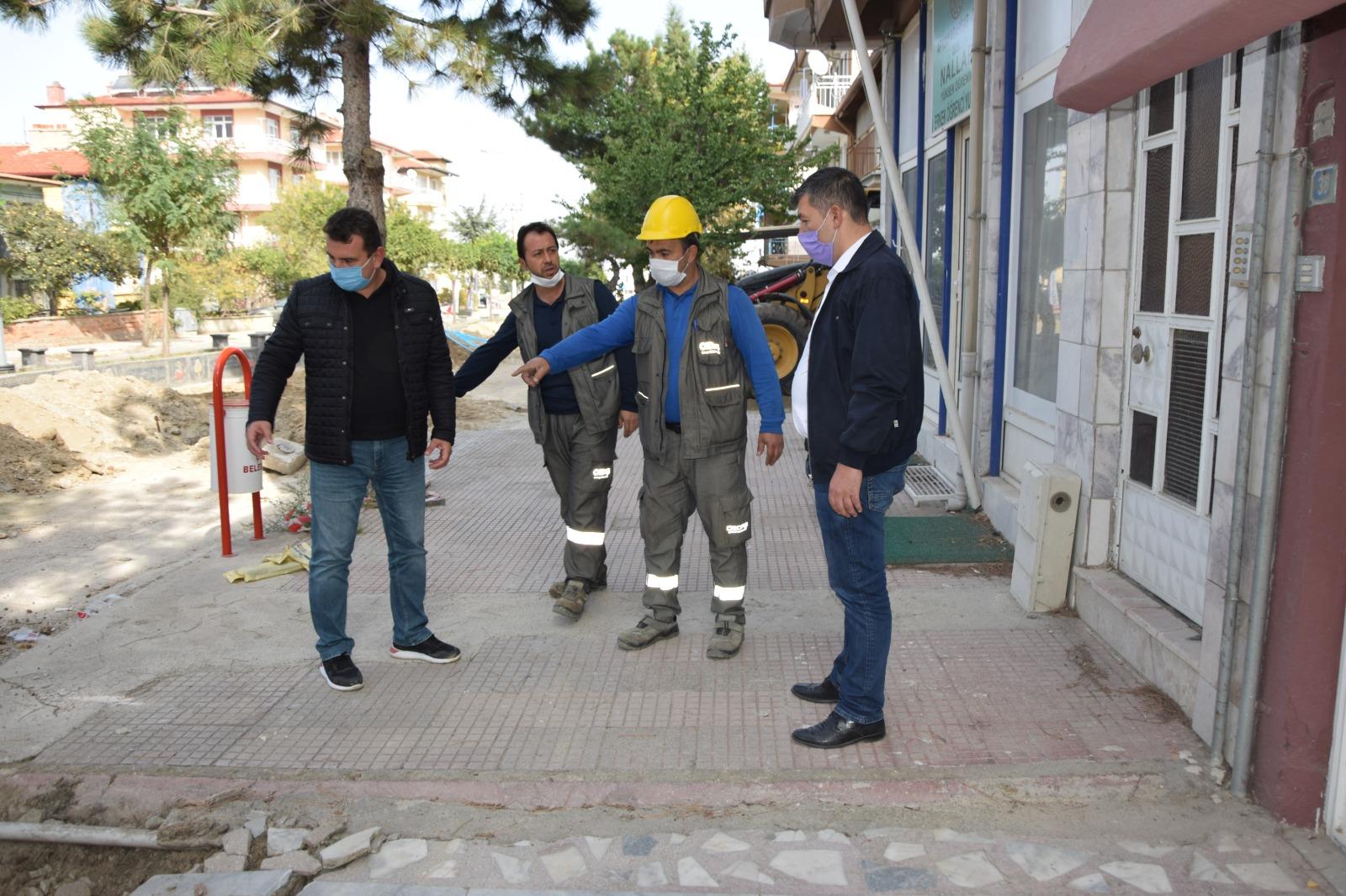 Çay’da Turgut Özal Bulvarında Çevre Düzenlemesi