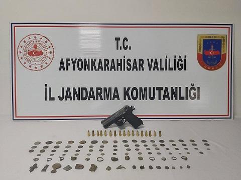 Afyon'da Tarihi eser kaçakçıları yakalandı