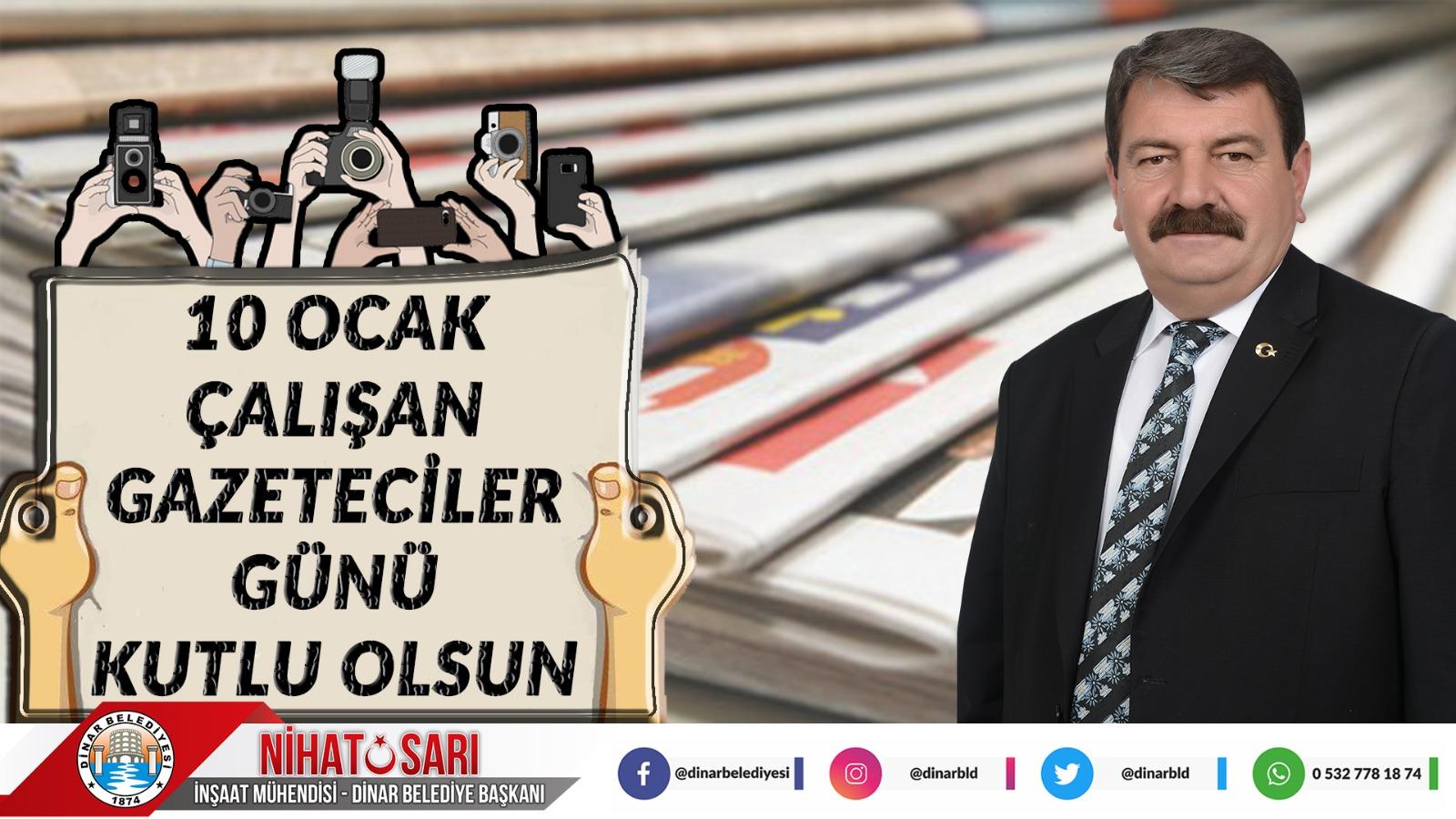 Başkan Sarı dan 10 Ocak Çalışan Gazeteciler Günü Mesajı