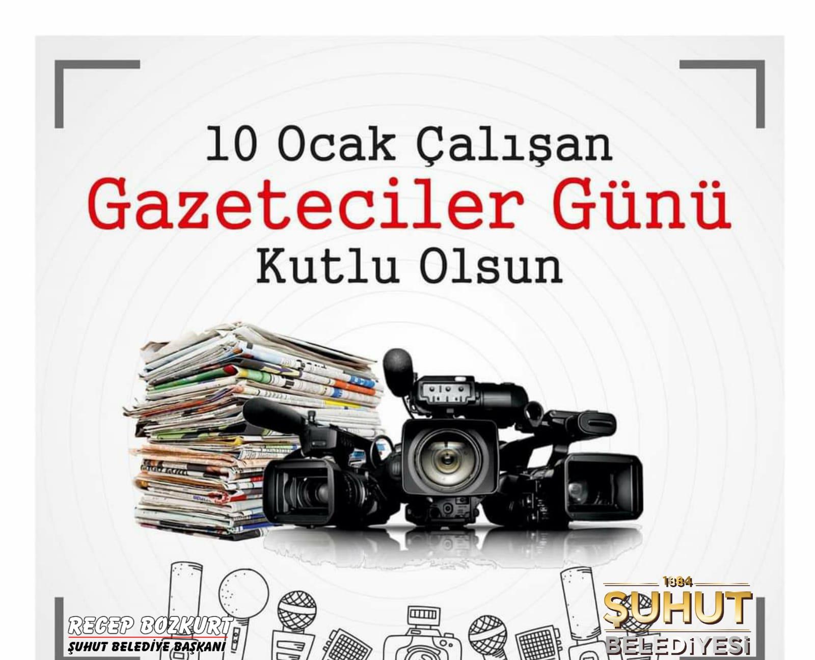 Başkan Bozkurt'tan 10 Ocak Çalışan Gazeteciler Günü Mesajı