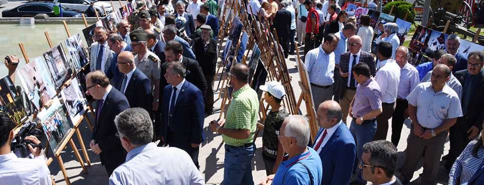 15 Temmuz Şehitlerini Anma, Demokrasi ve Milli Birlik Günü sergisi açıldı